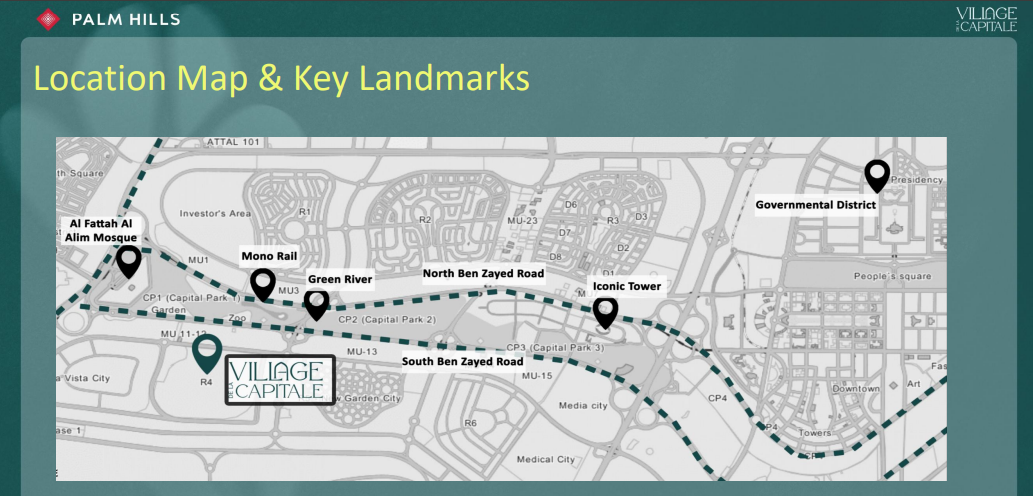 خريطة موقع المشروع